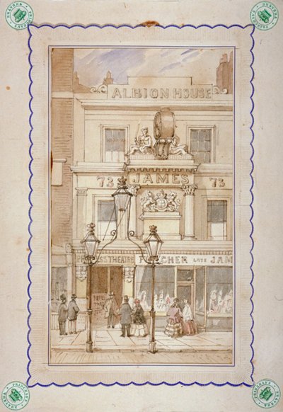 Albion House en de ingang van het Princess
