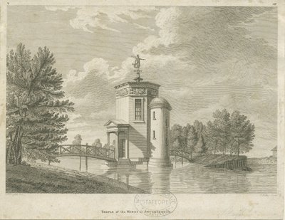 Shugborough - Tempel van de Winden door James Fittler