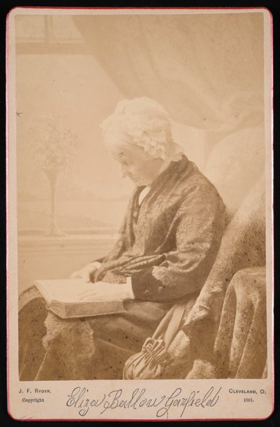Portret van Eliza Ballou Garfield 1801-1888, 1881 door James Fitzallen Ryder