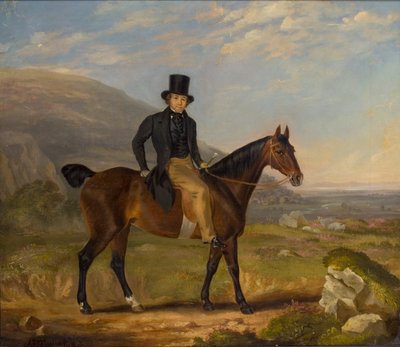 Heer te paard door James Flewitt Mullock