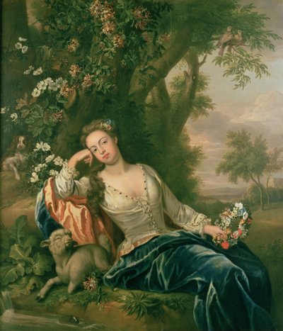 Portret van Henrietta, hertogin van Bolton door James Francis Maubert