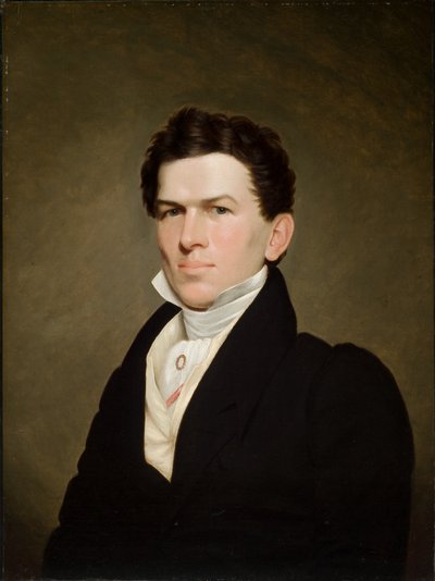 Portret van Abraham Garland Randall 1820 door James Frothingham