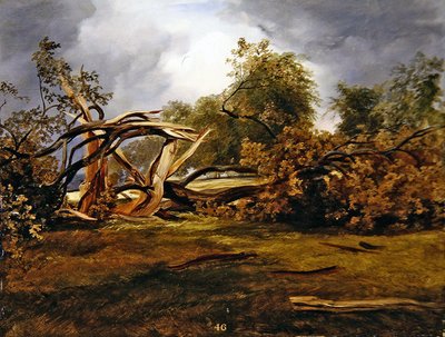 De verbrande eik door James Giles