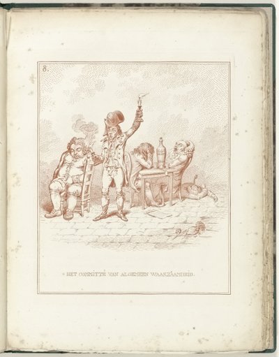 Comité van Algemene Waakzaamheid, 1795 door James Gillray (possibly)