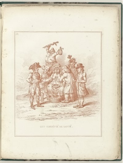 Comité van Gezondheid, 1795 door James Gillray (possibly)