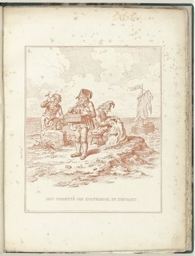 Comité van Koophandel en Zeevaart, 1795 door James Gillray (possibly)