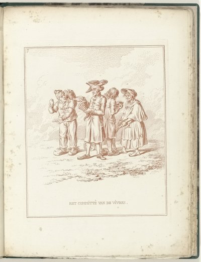 Comité van de Vivres en Noodwendigheden, 1795 door James Gillray (possibly)