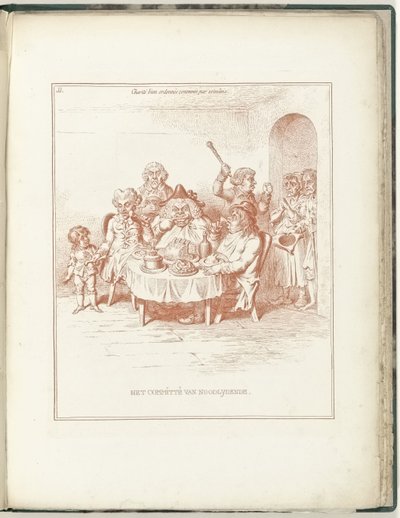Comité voor Noodlijdenden, 1795 door James Gillray (possibly)