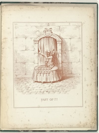 Vader Tijd voor de poort naar de toekomst door James Gillray (possibly)