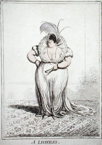 Een Leeuwin door James Gillray