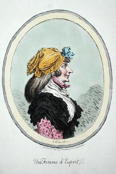 Een Vrouw met Geest door James Gillray