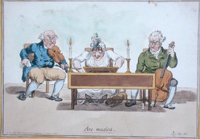 Ars Musica door James Gillray