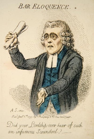 Bar Eloquence, gepubliceerd door Hannah Humphrey in 1795 (detail) door James Gillray