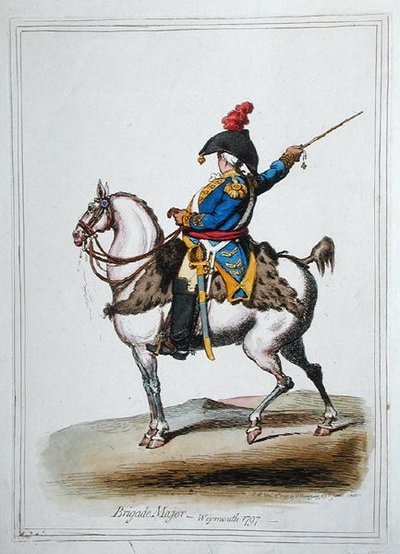 Brigade Majoor door James Gillray