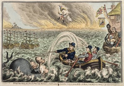 Britse Zeelieden slepen de Deense Vloot de Haven in, of De Breedbodem Leviathan probeert Billy