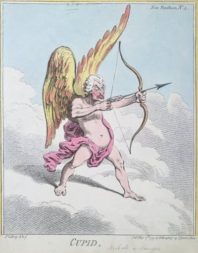 Cupido, uitgegeven door Hannah Humphrey in 1799 door James Gillray