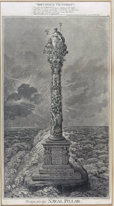 Ontwerp voor de marinezuil 