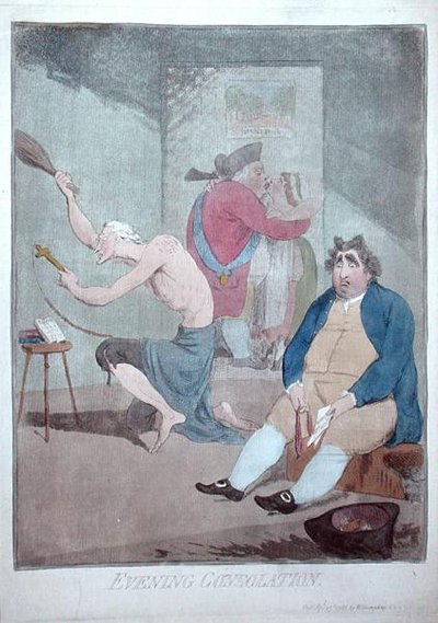 Avondtroost door James Gillray