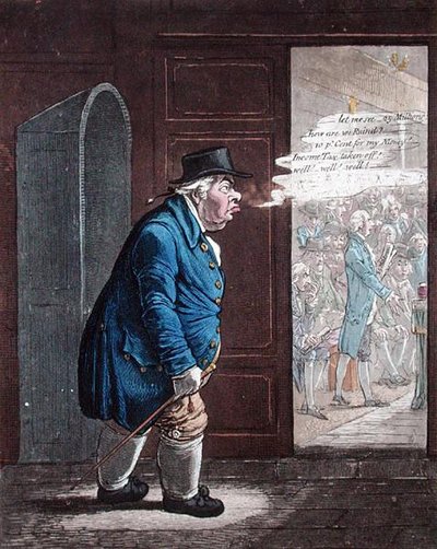 Hoop, gepubliceerd door Hannah Humphrey in 1802 door James Gillray