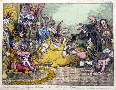 Introductie van Burger Volpone en zijn gevolg, in Parijs (Napoleon Bonaparte; Arthur O