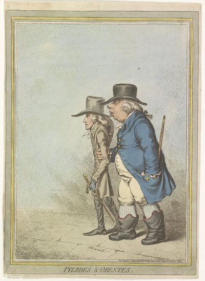 Karikatuur van Willem V, 1797 door James Gillray