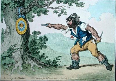 De meesterzet door James Gillray