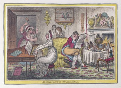 Huwelijkse harmonieën door James Gillray