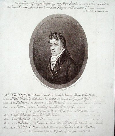 De Heer Thomas Ogle door James Gillray
