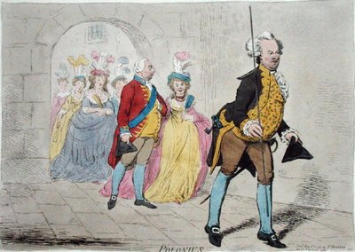 Polonius door James Gillray