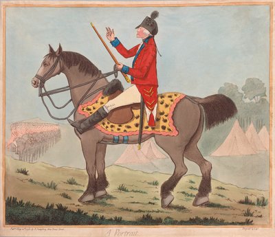 Sir David Dundas (1735 - 1820) - Een Portret, gepubliceerd 1796 door James Gillray