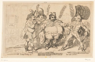 Spotprent op Charles Fox, 1788 door James Gillray