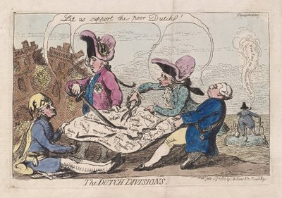 De Nederlandse divisies door James Gillray