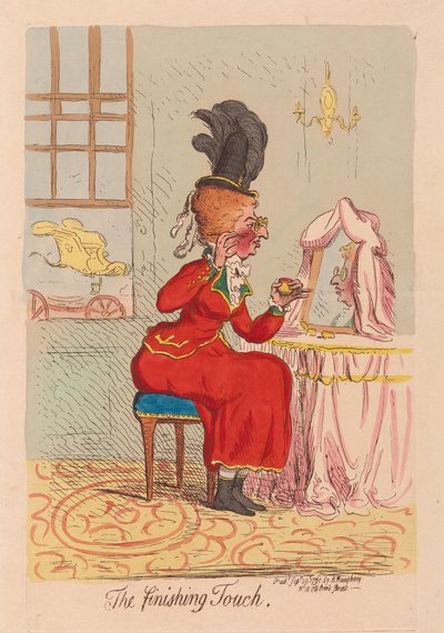 De Laatste Hand door James Gillray
