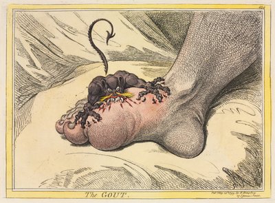 De jicht door James Gillray