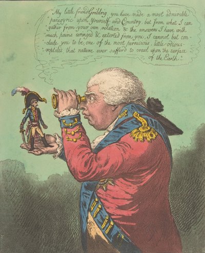 De koning van Brobdingnag en Gulliver. - Vide. Swift