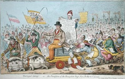 Het loyale adres! of de processie van de Hampshire varkens van Botley naar St. James