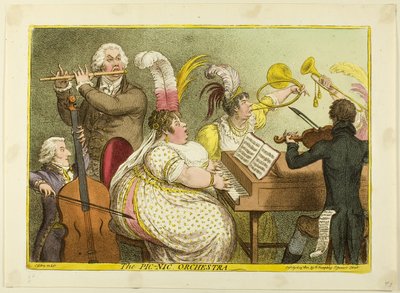 Het Pic-Nic orkest door James Gillray