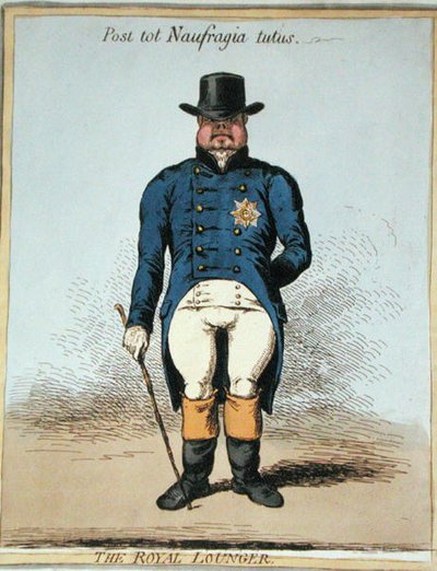 De koninklijke lanterfanter door James Gillray