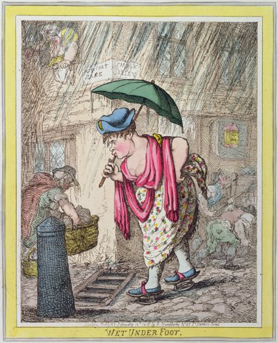Nat onder de voet door James Gillray