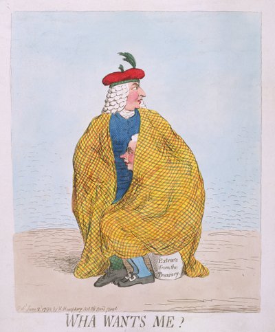 Wha Wants Me gepubliceerd door Hannah Humphrey in 1792 door James Gillray