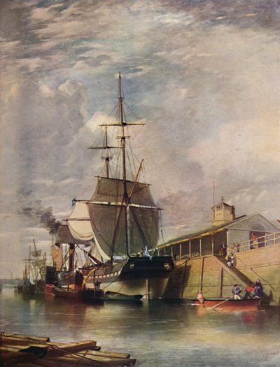 Belfast Haven - Veerboottrappen, 1851, 1909 door James Glen Wilson