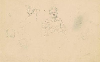 Studies van figuren door James Goodwin Clonney