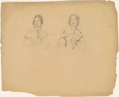 Twee Vrouwen door James Goodwyn Clonney