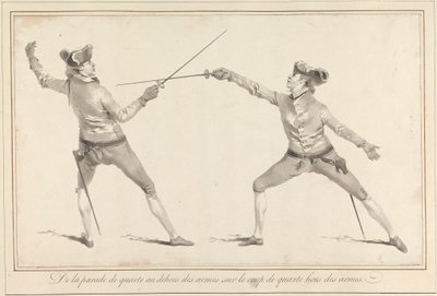 De la Parade de Quarte au Dehors des Armes sur le Coup de Quarte hors des Armes door James Gwin
