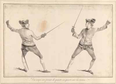 Du Coupé sur Pointe de Quarte en Quarte sur les Armes door James Gwin