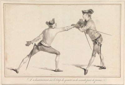 Du Desarmement sur le Coup de Quarte ou de Seconde Paré de Prime door James Gwin