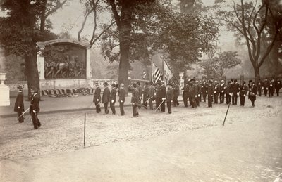 Inwijding van het monument voor Robert Gould Shaw en het Vierenvijftigste Massachusetts Regiment, Boston, 31 mei door James H. and Miller William J. Smith