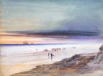 Strandscène door James Hamilton