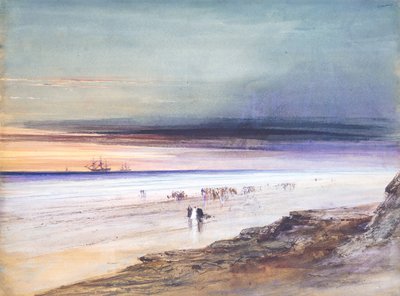 Strandscène, ca. 1865 door James Hamilton