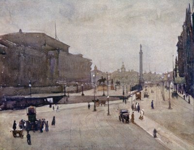 Lime Street, met Wellington Monument door James Hamilton Hay